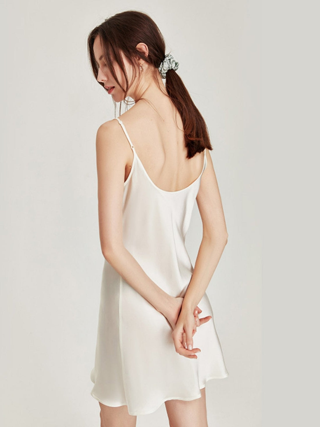 真絲吊帶睡裙(蠶絲) - Sugar8