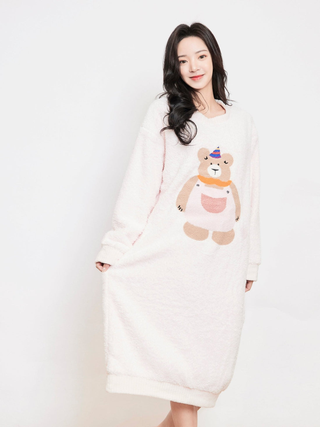 雲朵睡衣 - 淘氣粉色小熊 - Sugar8