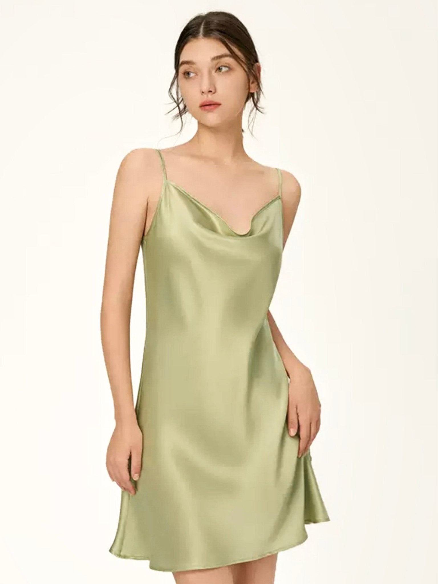 真絲吊帶睡裙(蠶絲) - Sugar8